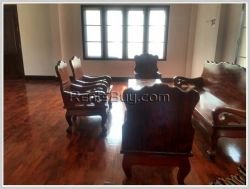 ID: 3440 - New modern house for rent in the developed and peaceful village in Sisattanak District.