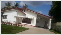 ID: 3457 - Pretty house for rent with fully furnished by concrete road in the diplomatic area.