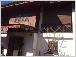 ID: 3489 - Lao style house with fully furnished for rent in diplomatic area