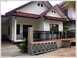 ID: 125 - Pretty house with fully furnished next to concrete road for rent in diplomatic area