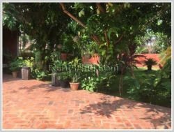 ID: 3639 - Lao style house with fully furnished and large garden for rent