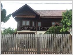 ID: 3639 - Lao style house with fully furnished and large garden for rent