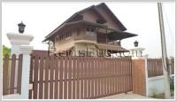 ID: 2814 - Fully furnished Lao style house in quiet area
