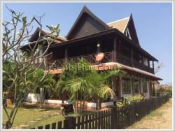 ID: 3083 - The new house with large garden and swimming pool for rent in Sisattanak district