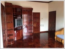 ID: 3144 - The beautiful privacy house with fully furnished and large yard for rent in Sisattanak Di
