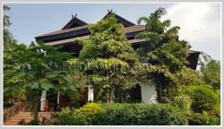 ID: 3915 - Lao Style Premium House with swimming pool and near Mekong River for rent