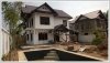 ID: 2483 - Ongoing construction modern house with swimming pool near Suanmon market