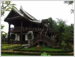ID: 3961 - Contemporary Lao style house in Luangphrabang near Mekong River for sale