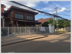 ID: 2969 -Stylish bricks shophouse at the front of Vientiane international school.