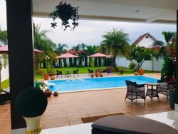 ID: 4495-New modern house with swimming pool near golf range for sale in Ban Nonghai