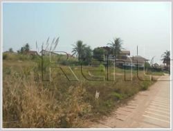 ID: 3055 - Vacant land near main road for sale in Chanthabouly district