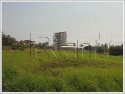 ID: 3055 - Vacant land near main road for sale in Chanthabouly district