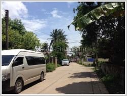 ID: 3075 - Vacant land in town next to concrete road for sale in Chanthabouly district