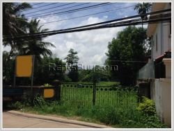 ID: 3075 - Vacant land in town next to concrete road for sale in Chanthabouly district