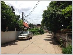 ID: 3075 - Vacant land in town next to concrete road for sale in Chanthabouly district