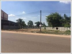 ID: 2145 - Nice vacant land by pave road for sale, Hadsayfong District.