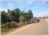 ID: 982 - Large Vacant land for sale by main road at Savannakhet