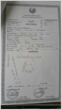 ID: 2304 - Vacant lane in Luangprabang province for sale