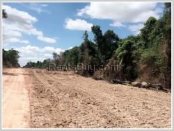 ID: 3658 - Vacant land next to concrete road for sale in Nakoun Tai Village
