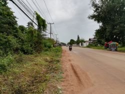 ID: 4176 - The large land next to main road in quiet area in Ban Somsaga for sale