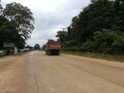 ID: 4176 - The large land next to main road in quiet area in Ban Somsaga for sale