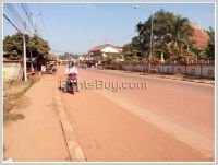 ID: 446 - Surfaced land for sale in main road near University of Laos