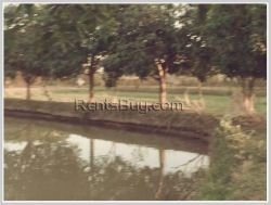 ID: 3432 - Land with pond for sale at Ban Lukhin, Sikottabong District.