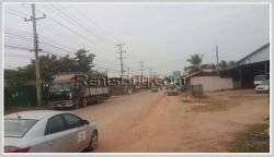 ID: 3885 - Vacant land near main road for sale in developed area of Sikhottabong