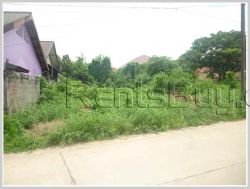 ID: 3287 - Vacant land near Vientiane International School next to concrete road for sale