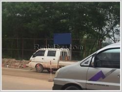 ID: 3393 - Vacant land near main road for sale in Sisattanak district