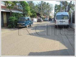 ID: 954 - Shop house by the pave road comes for rent in Chanthabouly district