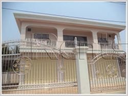 ID: 874 - New shop house near main road for rent in Saysettha district