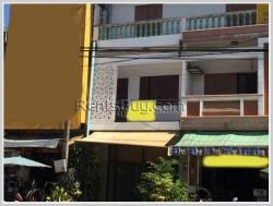 ID: 3385 - Shophouse next to main road for rent in Saysettha district