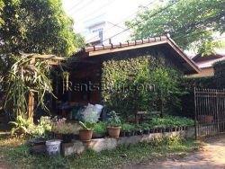 ID: 4418 - Large shady garden house near Lao Indochina Tower for rent, good for residential or home