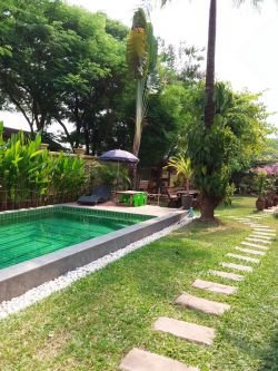 ID: 4390 Lao Style House with pool and exceptional design for sale
